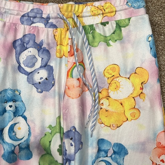 Care Bears Sleep Pajamas PJs Hipster Lounge Cartoon Pants Size Medium GW - Picture 2 of 3